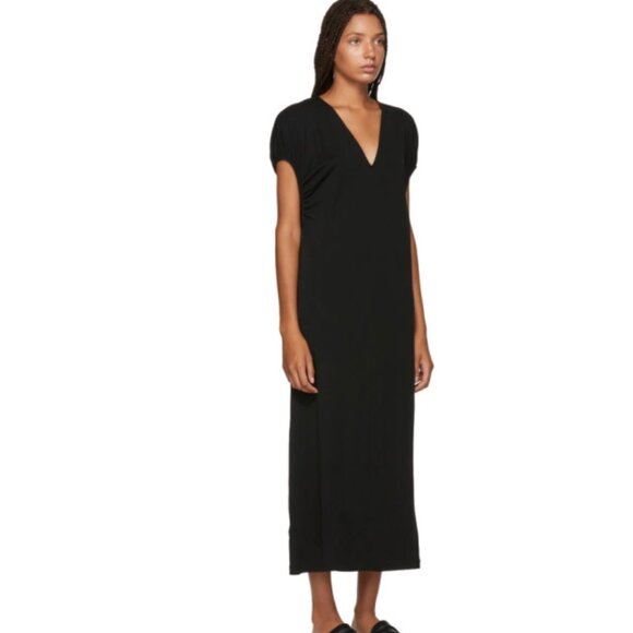 Toteme Dresses & Skirts - Toteme Black V-Neck Soller Dress M
